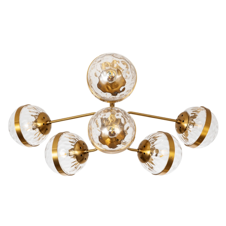 Люстра на штанге Arte lamp DELACRUA с Алисой A7770PL-6PB-A 