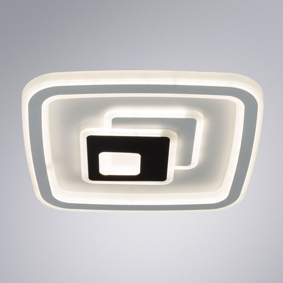 Потолочная светодиодная люстра с пультом д/у Arte Lamp FORMA A1437PL-72WH, цвет белый - фото 2