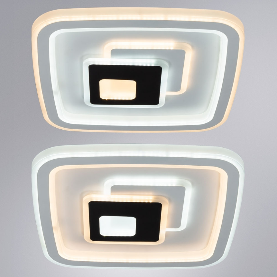 Потолочная светодиодная люстра с пультом д/у Arte Lamp FORMA A1437PL-72WH, цвет белый - фото 3