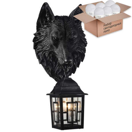 Уличный настенный светильник Favourite  с лампочкой 523828