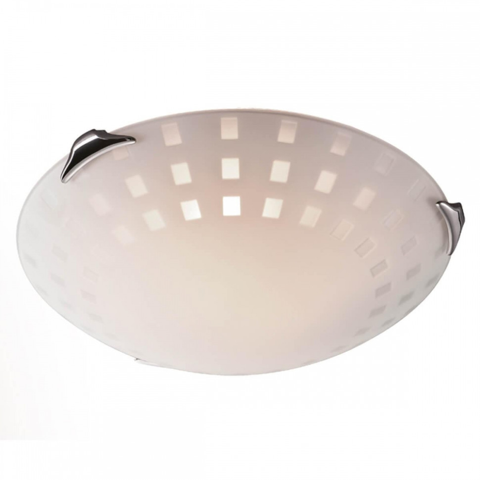 Потолочный светильник Sonex Quadro White с лампочками 162/K+Lamps E27 P45, цвет хром 162/K+Lamps E27 P45 - фото 4
