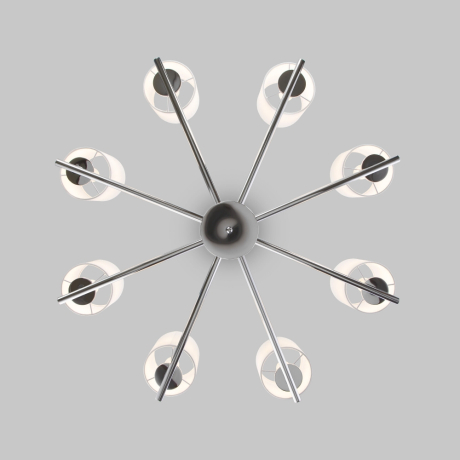 Подвесная люстра Eurosvet Caprera 60146/8 никель 