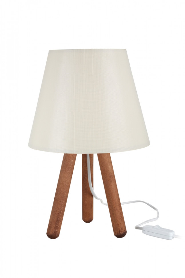 Настольная лампа на треноге Topllight Sophia TL1619T-01WH, цвет коричневый - фото 1
