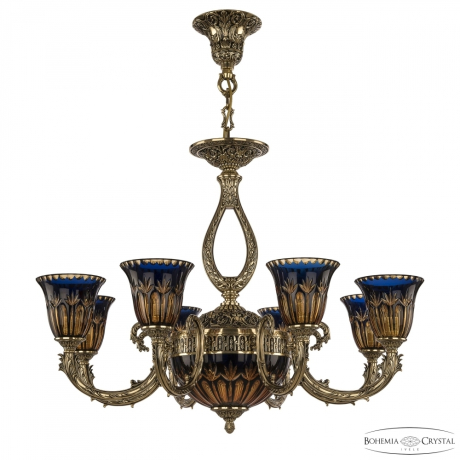 Люстра 71309P/8/210 GB P2 U Amber-Blue/H-1I Bohemia Ivele Crystal 