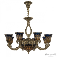 Люстра 71309P/8/210 GB P2 U Amber-Blue/H-1I Bohemia Ivele Crystal