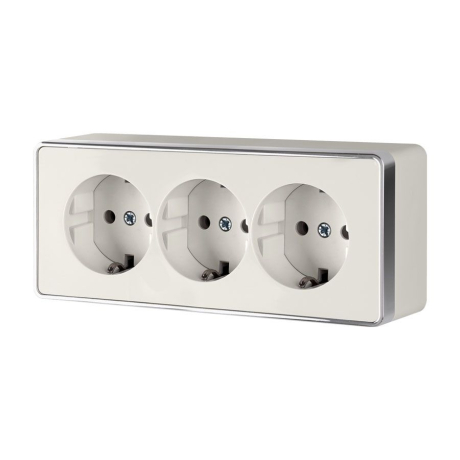 Розетка с заземлением Werkel Gallant (слоновая кость) W5073103