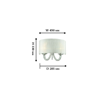 1698-2W Светильник настенный Favourite