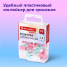 Нарушена упаковка! <796160> Силовые кнопки-гвоздики BRAUBERG PASTEL, пастельные цвета, 30 штук, 12 мм, 272756