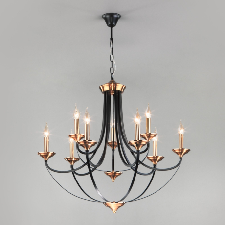 Подвесная люстра Eurosvet Lazzaro 60098/9 черный 
