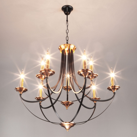 Подвесная люстра Eurosvet Lazzaro 60098/9 черный 