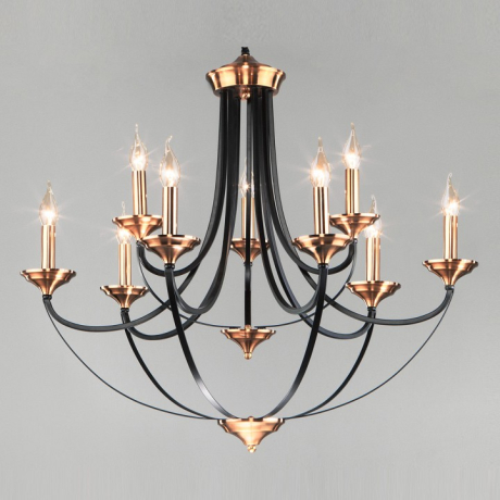Подвесная люстра Eurosvet Lazzaro 60098/9 черный 