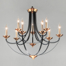 Подвесная люстра Eurosvet Lazzaro 60098/9 черный 