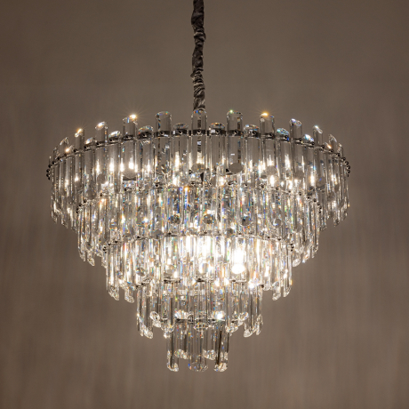 Каскадная люстра со светодиодными лампочками E14 , комплект от Lustrof. №444901-622997 