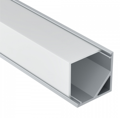 Профиль накладной угловой внутренний Maytoni Led Strip Алюминиевый профиль ALM009S-2M 