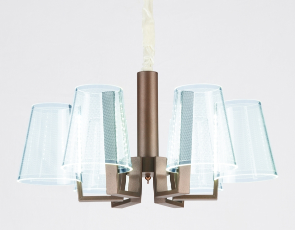 Подвесная светодиодная люстра с ПДУ (Радио 2.4) Ambrella light Acrylica AK4025 