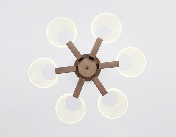 Подвесная светодиодная люстра с ПДУ (Радио 2.4) Ambrella light Acrylica AK4025 