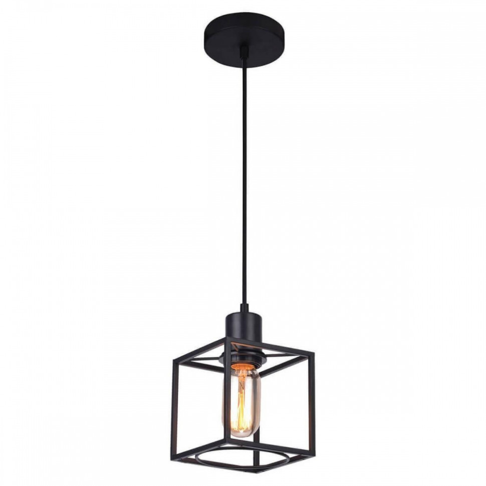 LSP-9540 Подвесной светильник Lussole Loft, цвет черный - фото 1