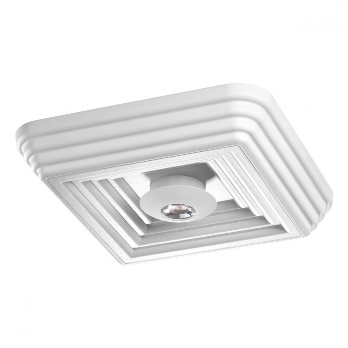 Потолочный накладной/встраиваемый светодиодный светильник Novotech Trin 358603, цвет белый - фото 1