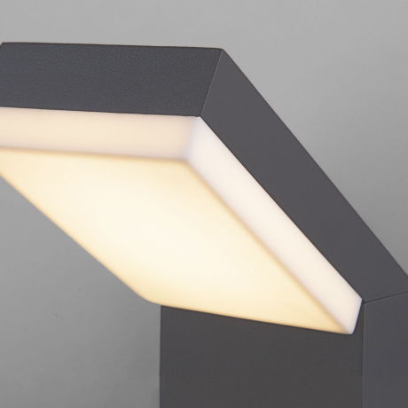 Уличный светильник с датчиком движения Elektrostandard  IP54 (с датчиком движения) 1541 TECHNO LED серый (a053947)