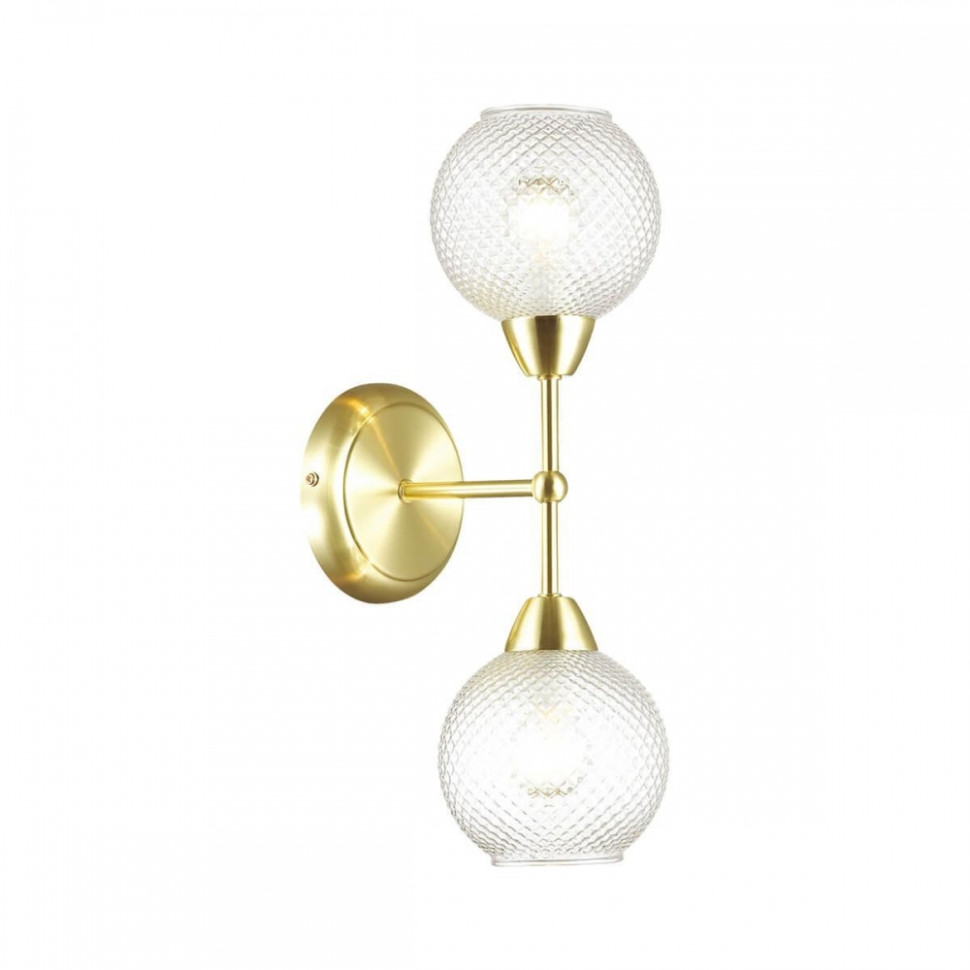 Бра со светодиодными лампочками E14, комплект от Lustrof. №141996-626792, цвет золото - фото 1