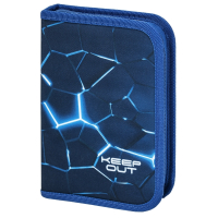 Нарушена упаковка! <723059> Пенал BRAUBERG, 1 отделение, 2 откидные планки, полиэстер, 21х14 см, Digital lava, 272320