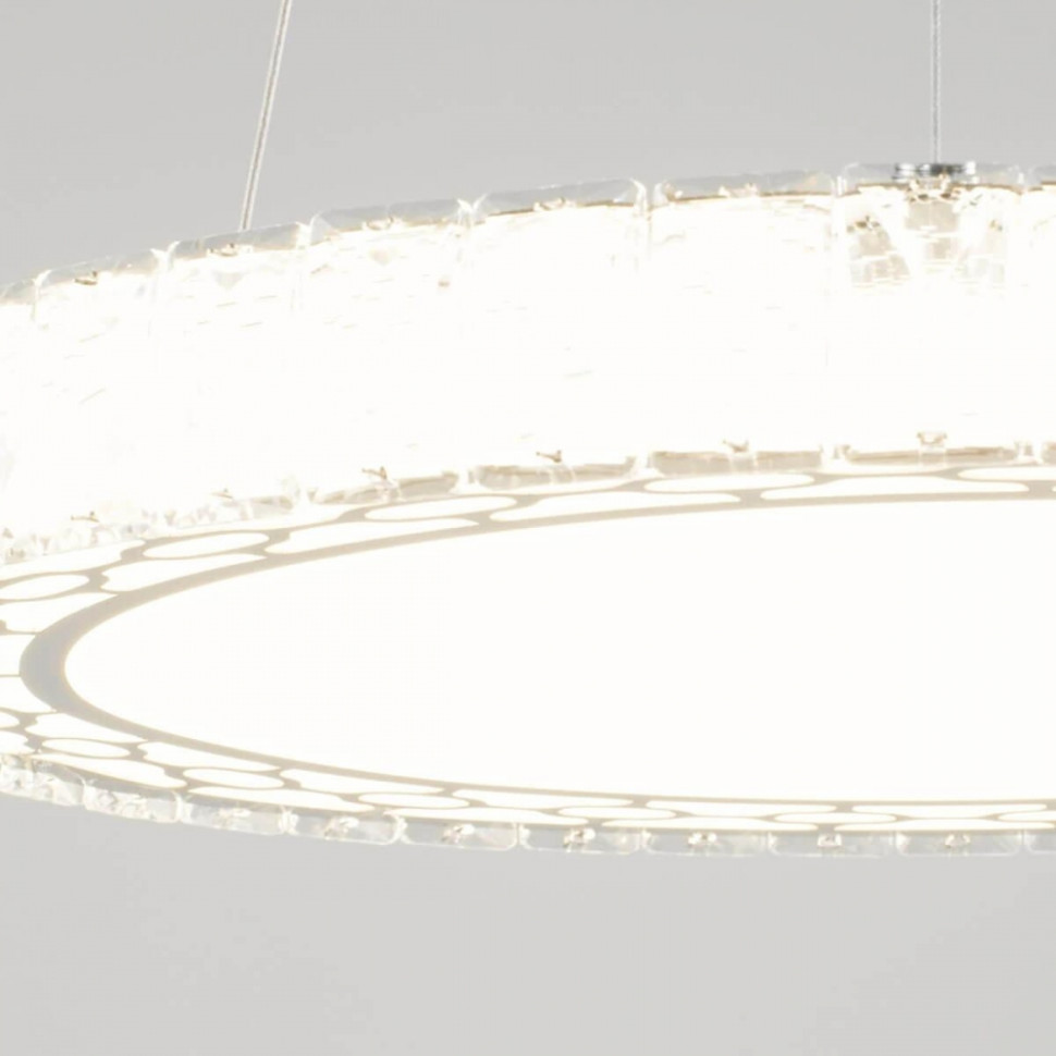 Подвесной светодиодный светильник Moderli Ice V1600-PL, цвет хром - фото 3