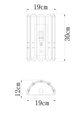Настенный светильник  Divinare TENERIFE 7136/18 AP-1 