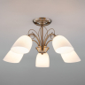 Люстра на штанге Eurosvet Stefanie 30107/5 античная бронза 