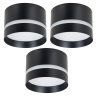 Комплект 3шт. Накладной светильник Arte Lamp Imai A2265PL-1BK-3 