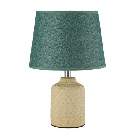 Настольная лампа с абажуром и с лампочкой Arti Lampadari Erchie E 4.1.T4 LY+Lamps 