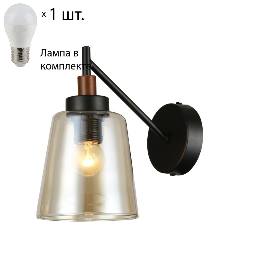 Бра с лампочкой F-Promo Tinnitus 2632-1W+Lamps E27 P45 подвесная люстра f promo tinnitus 2632 7p