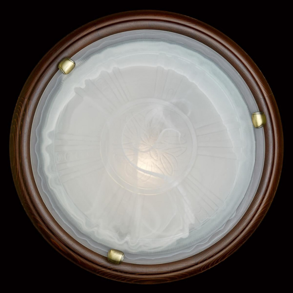 Потолочный светильник Sonex Lufe Wood с лампочками 136/K+Lamps E27 P45, цвет коричневый 136/K+Lamps E27 P45 - фото 4