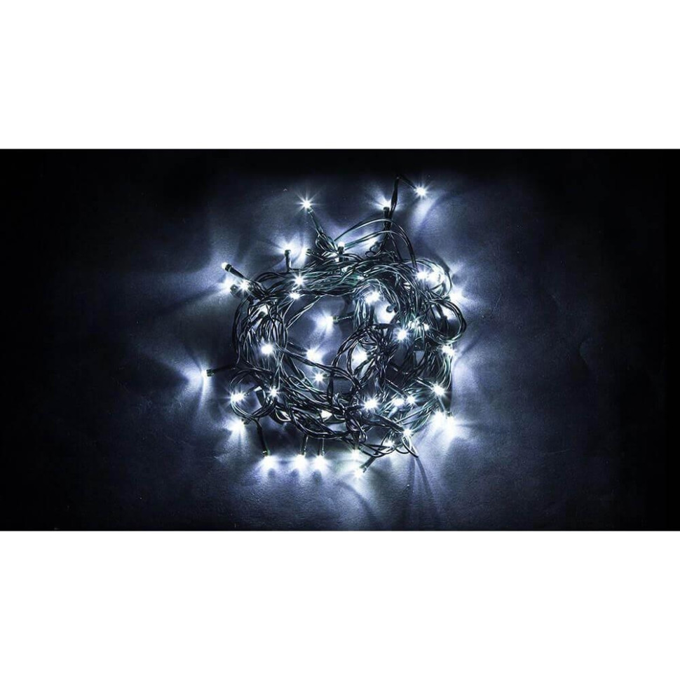 световая гирлянда новогодняя feron 48631 20м белый теплый Светодиодная гирлянда Feron CL06 линейная 20м + 1.5м 230V белый c питанием от сети 26733