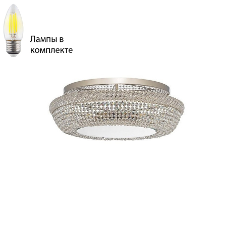 Потолочная люстра с лампочками Dio D arte Bari E 1.4.60.100 N+Lamps 