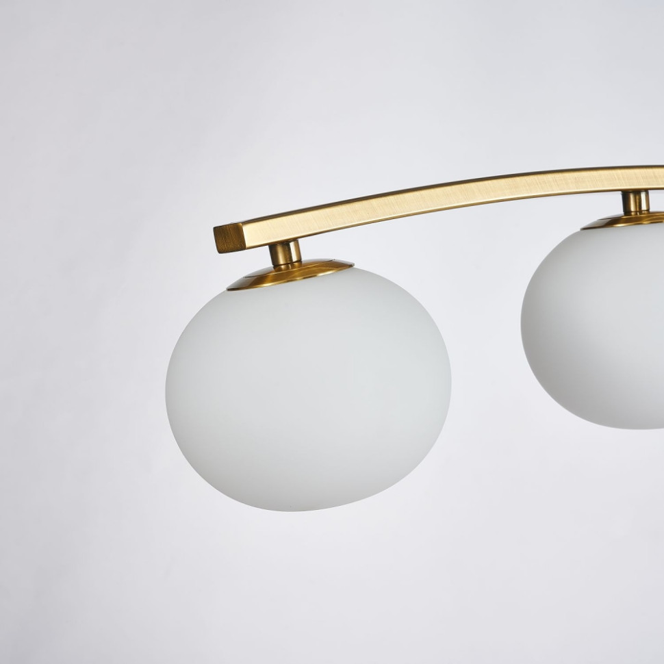 Люстра с лампочками, подвесная, комплект от Lustrof. №445916-617434, цвет матовое золото - фото 3