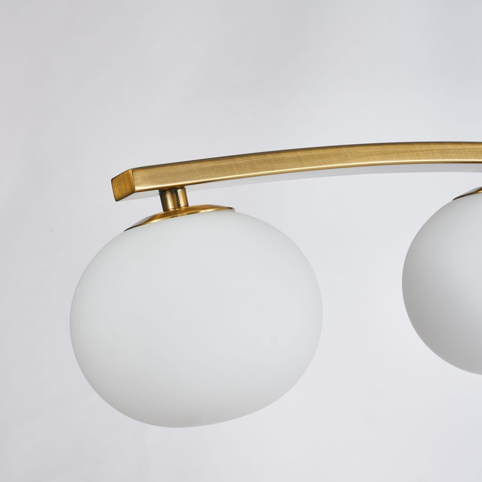 Люстра с лампочками, подвесная, комплект от Lustrof. №445916-617434, цвет матовое золото - фото 4