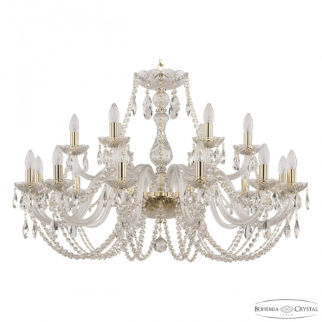 Подвесная люстра Bohemia Ivele Crystal 101 101/12+6/360 G 
