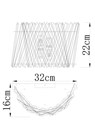 Накладной светильник Divinare Bivara 7567/18 AP-2 
