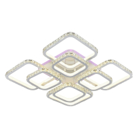 Витринный образец!  <254402> Светодиодная люстра с пультом д/у Profit Light 8010/4+4 WHT