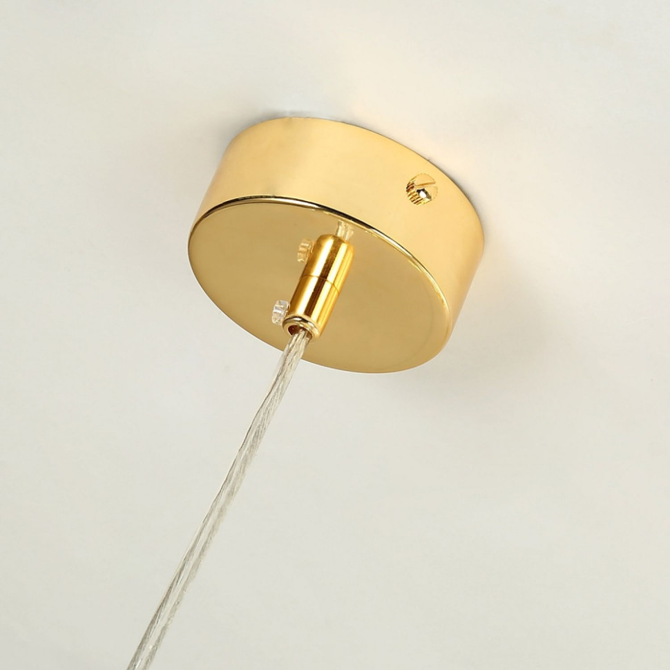 Подвесная люстра Favourite Monilibus 4015-15P, цвет гальваническое светлое золото - фото 4