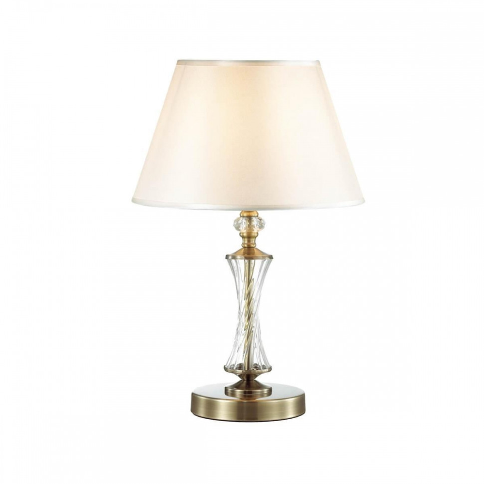 Настольная лампа со светодиодной лампочкой E14, комплект от Lustrof. №161110-627267, цвет бронзовый - фото 1