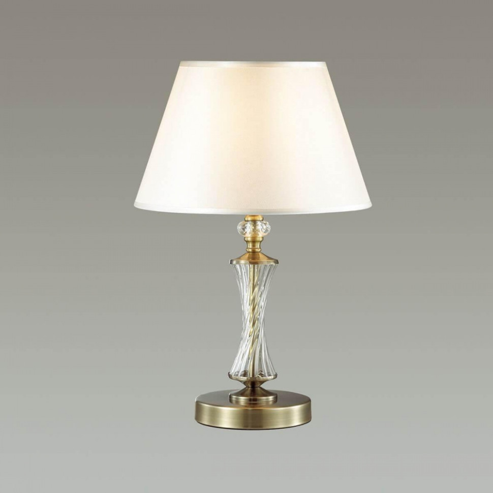 Настольная лампа со светодиодной лампочкой E14, комплект от Lustrof. №161110-627267, цвет бронзовый - фото 4