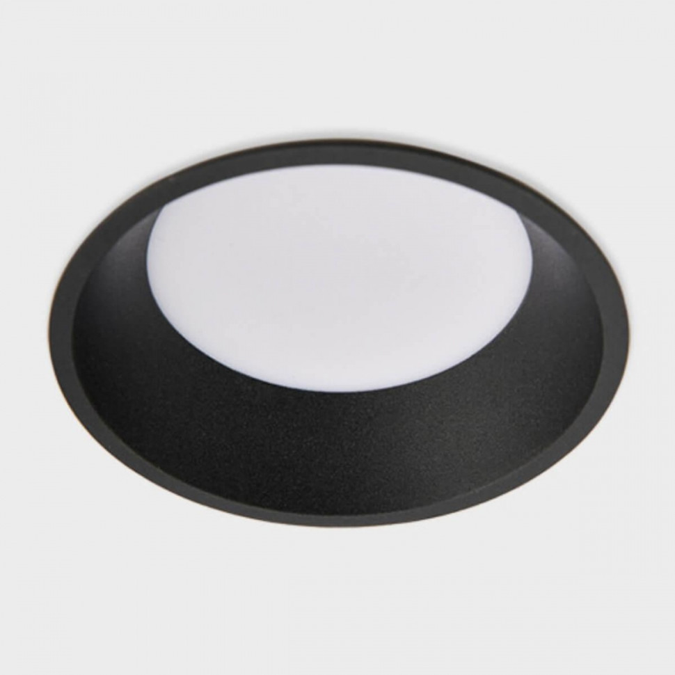 Встраиваемый светильник Italline IT06-6012 black 3000K рамка декоративная italline solo sp 03