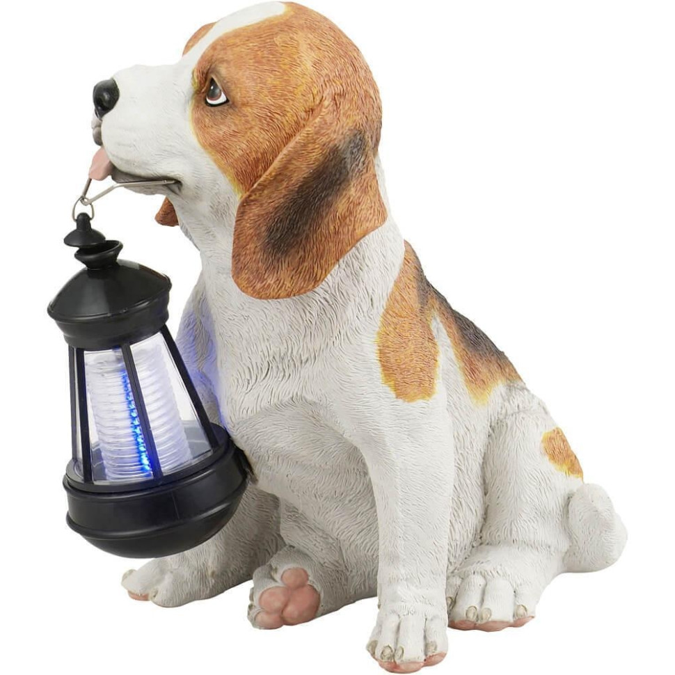 33371 Уличный ландшафтный светодиодный светильник на солнечных батареях собачка Globo Solar собачка робот