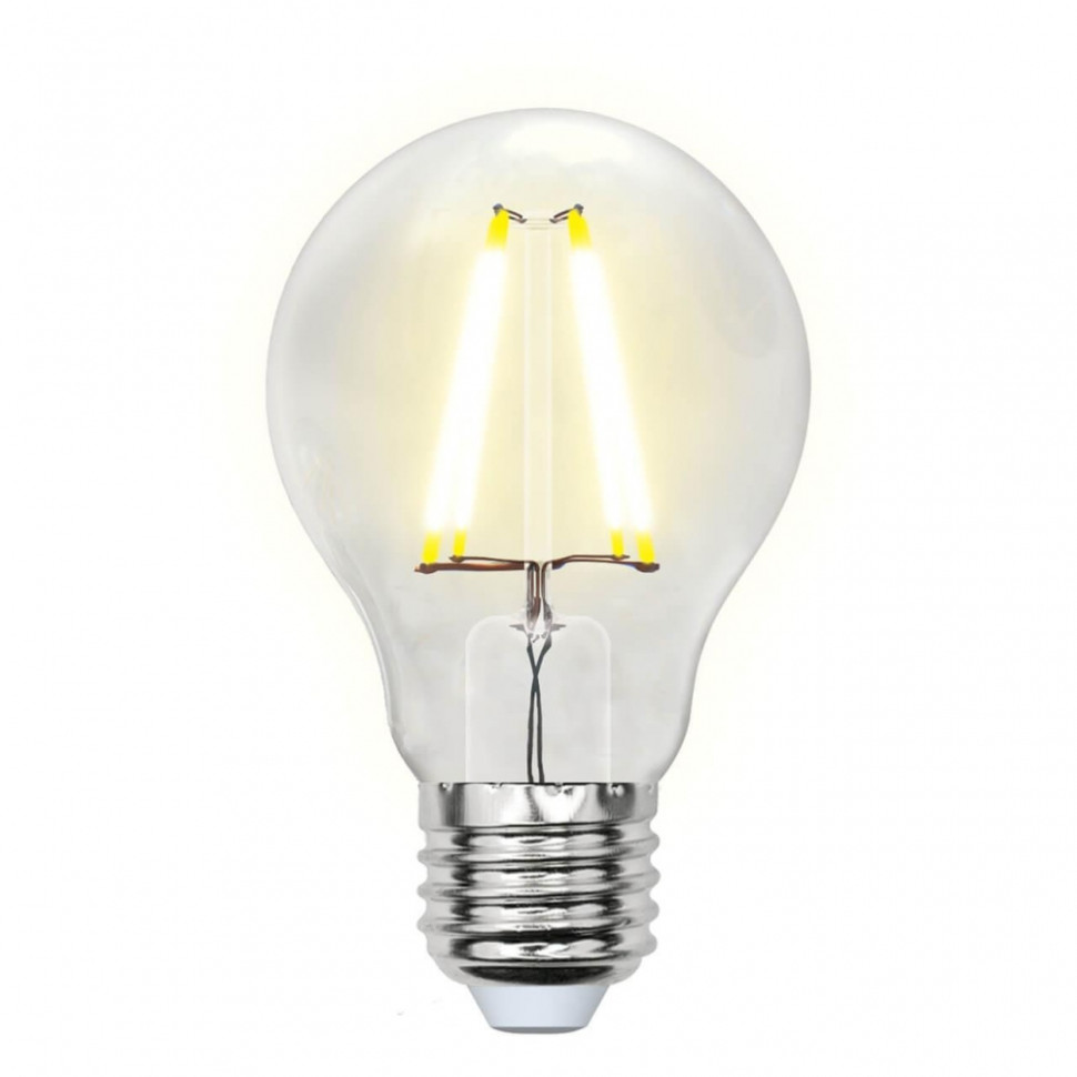 Филаментная светодиодная лампа E27 8W 3000К (теплый) Air Uniel LED-A60-8W-WW-E27-CL GLA01TR (UL-00002210) LED-A60-8W/WW/E27/CL GLA01TR картон - фото 1