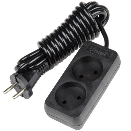 S-CD2-3 Удлинитель 2гн х 3м б/з Uniel  (UL-00003603)