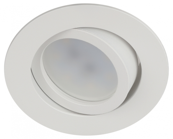 Встраиваемый светильник алюминиевый ЭРА KL86 WH SET 5 MR16/GU5.3 белый набор 5шт Б0070928 