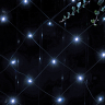 Гирлянда на солнечной батарее холодный свет 2м*1,35м Эра -15