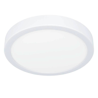 900654 Накладной светильник FUEVA 5, 17W (LED), 3000K, IP44, ?210, сталь, белый / пластик, белый Eglo