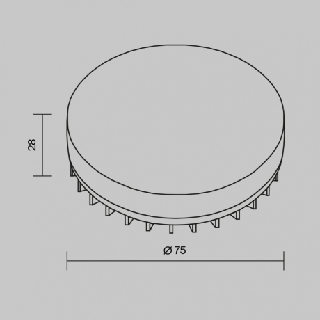 Лампа светодиодная с управлением через Wi-Fi Voltega Wi-Fi bulbs GX53 9Вт 2700-6500K 2431 